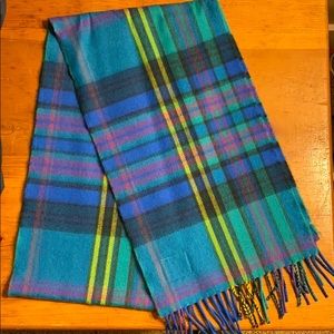 Avoca Wool Blue Scarf